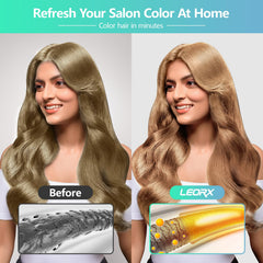 Leorx Hair Dye Shampoo color dispersion for even tone
