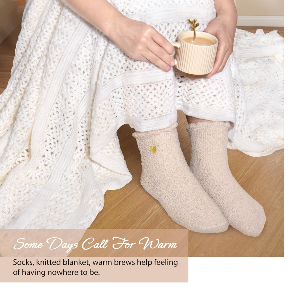 Lepiche fuzzy socks for plush comfort during downtime