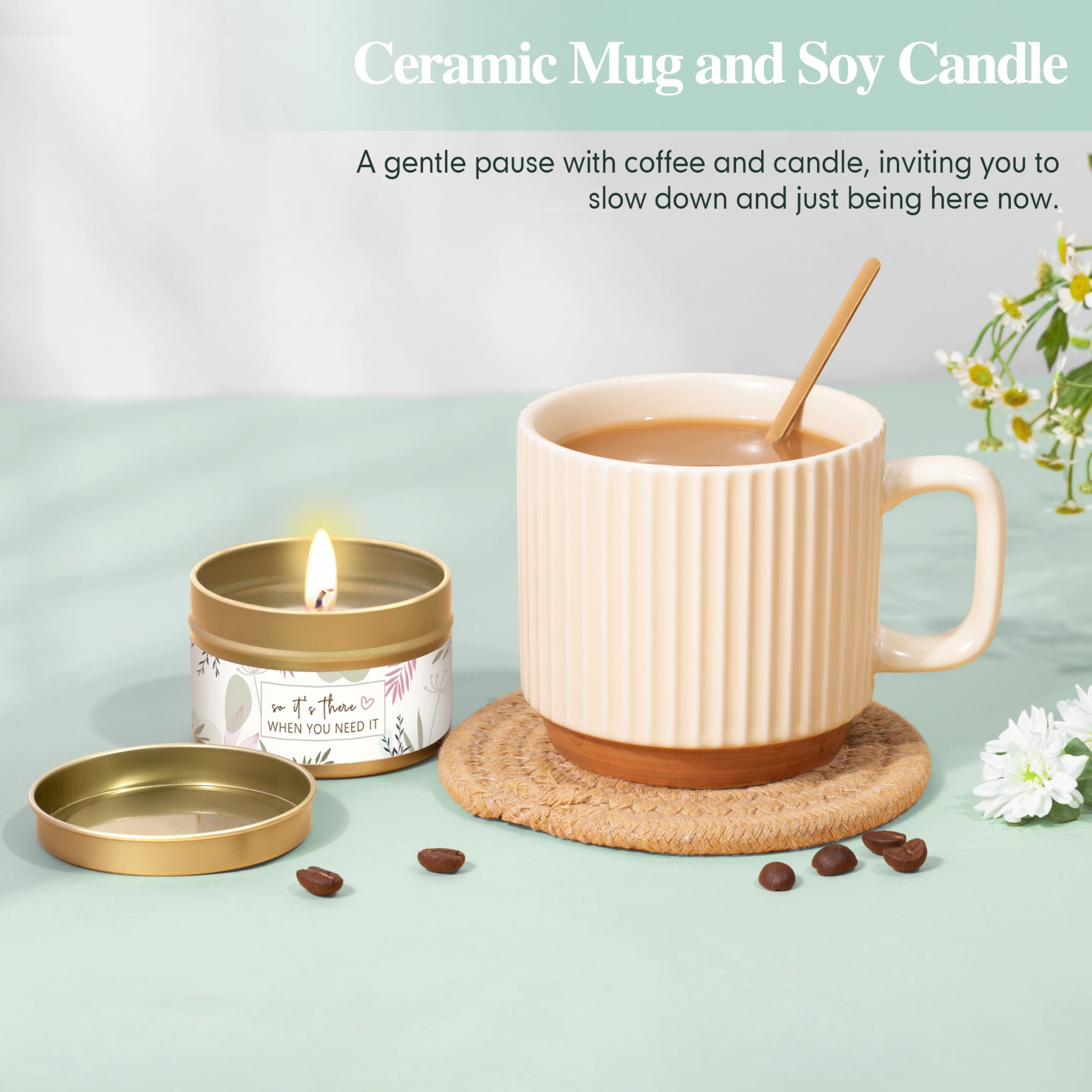 Lepiche lavender soy candle creating soothing ambiance