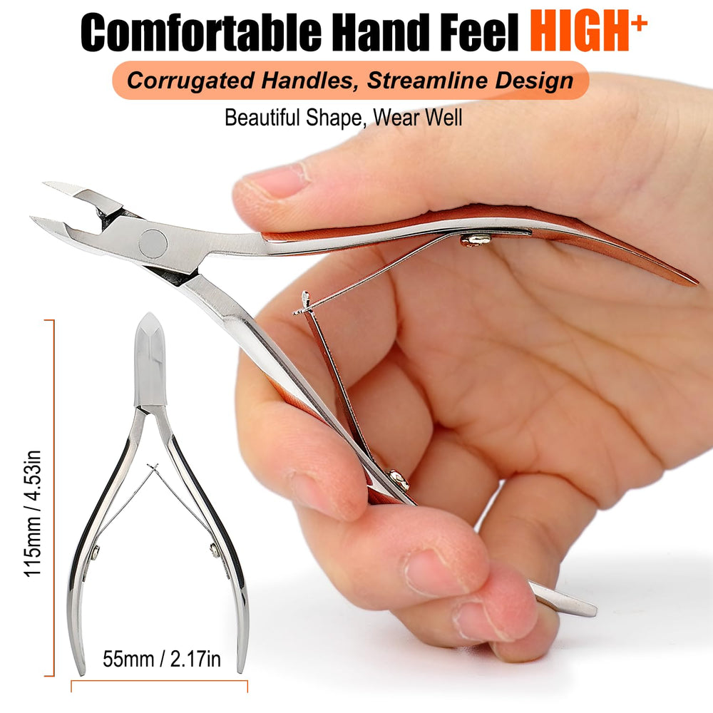LePinko cuticle trimmer travel size compact fits bag for on-the-go grooming