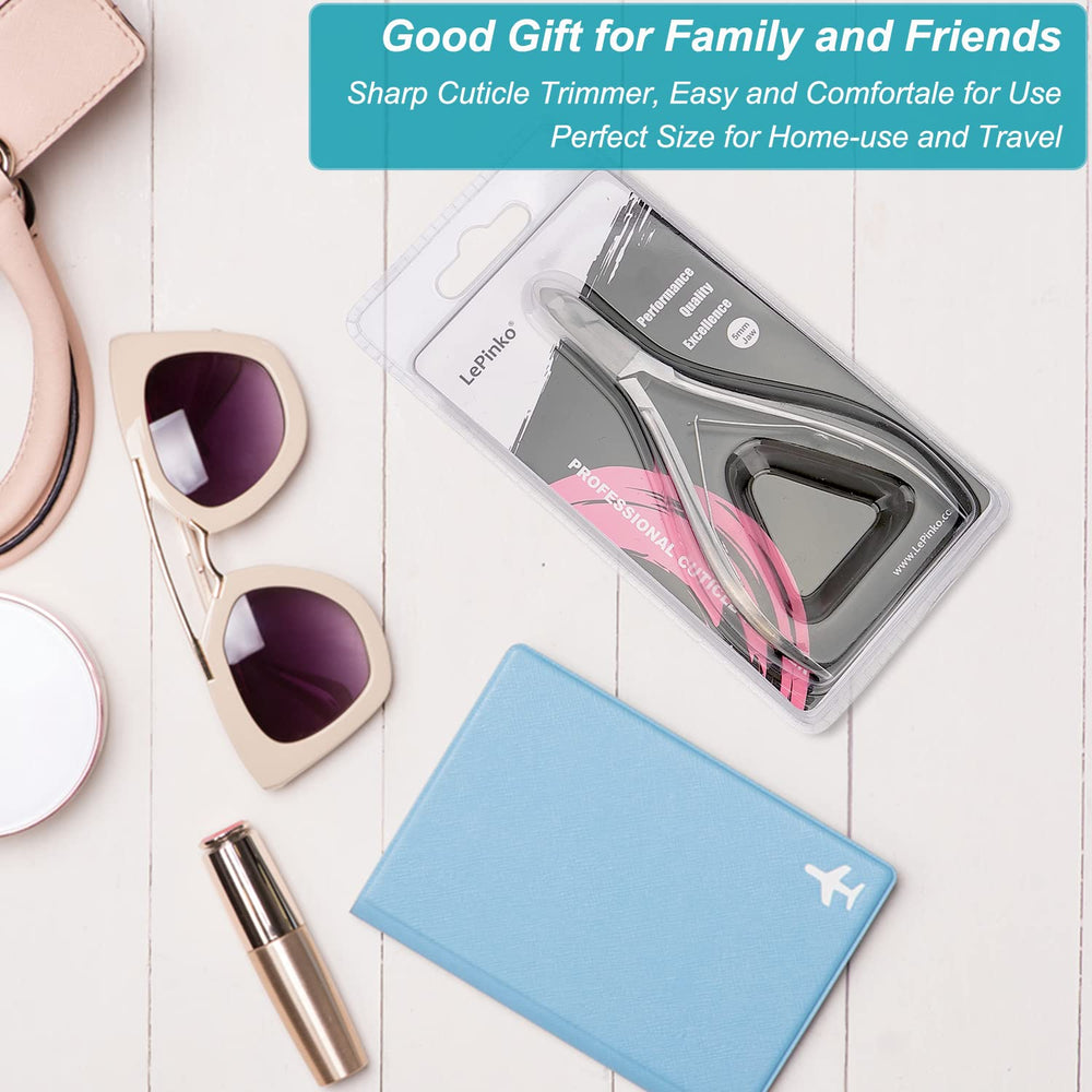 LePinko cuticle trimmer is compact and travel-ready for on-the-go nails.
