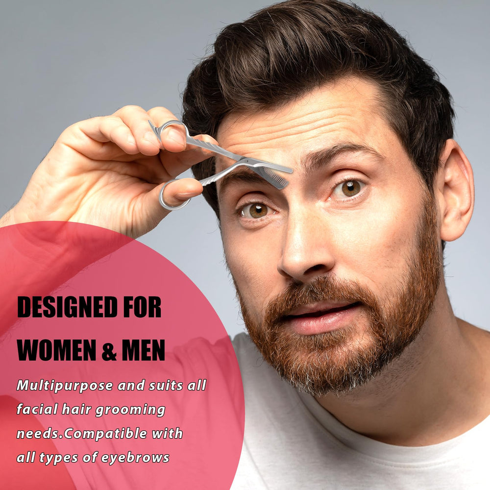 LePinko Eyebrow Trimming Scissors precision-cut for clean, natural-looking brows.