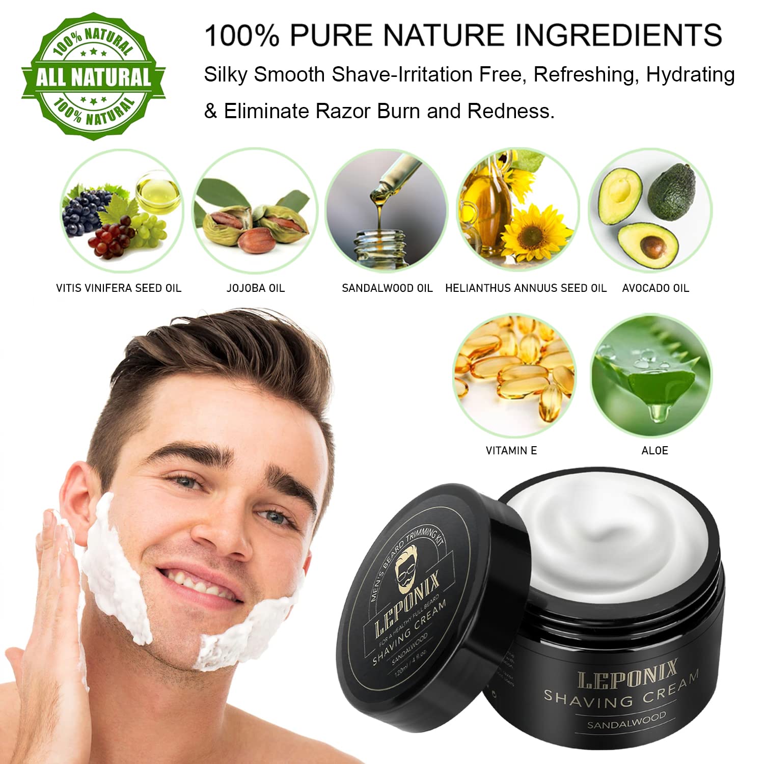 LEPONIX gift box presentation highlighting ready-to-gift grooming kit