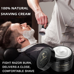 LEPONIX aftershave balm bottle soothes post-shave skin