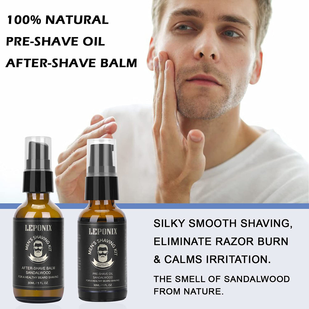 LEPONIX sandalwood cream lather showing earthy scent