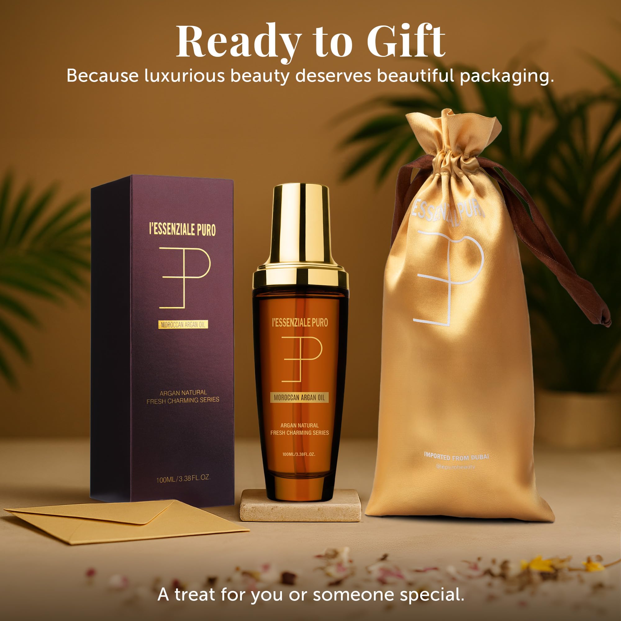 LEPURO Dubai Premium Elixir hair-dry-application captures repair-minded use on brittle hair.