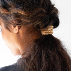 L. Erickson thick no-crease band holds thick hair securely without creases