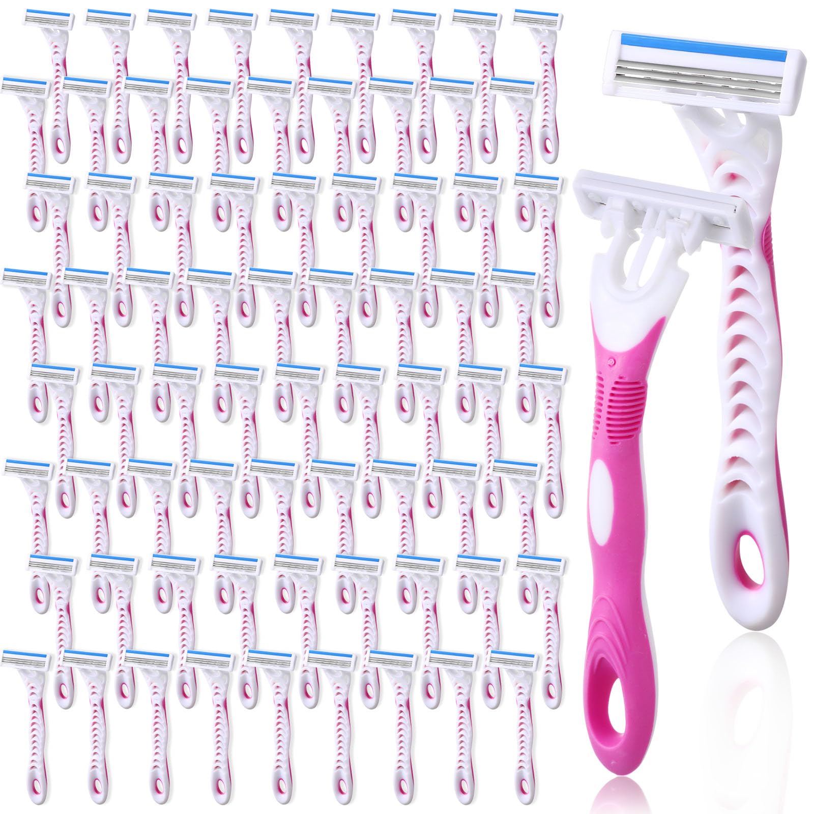 Leriton 72-pack razor packaging shows bulk convenience for travel and home grooming