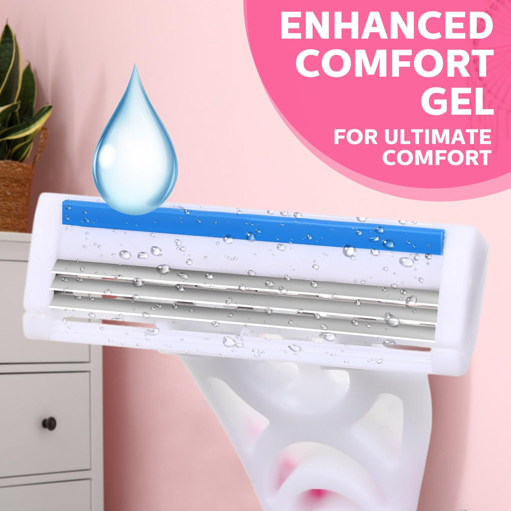 Leriton travel bathroom pack image emphasizes compact, mess-free razors