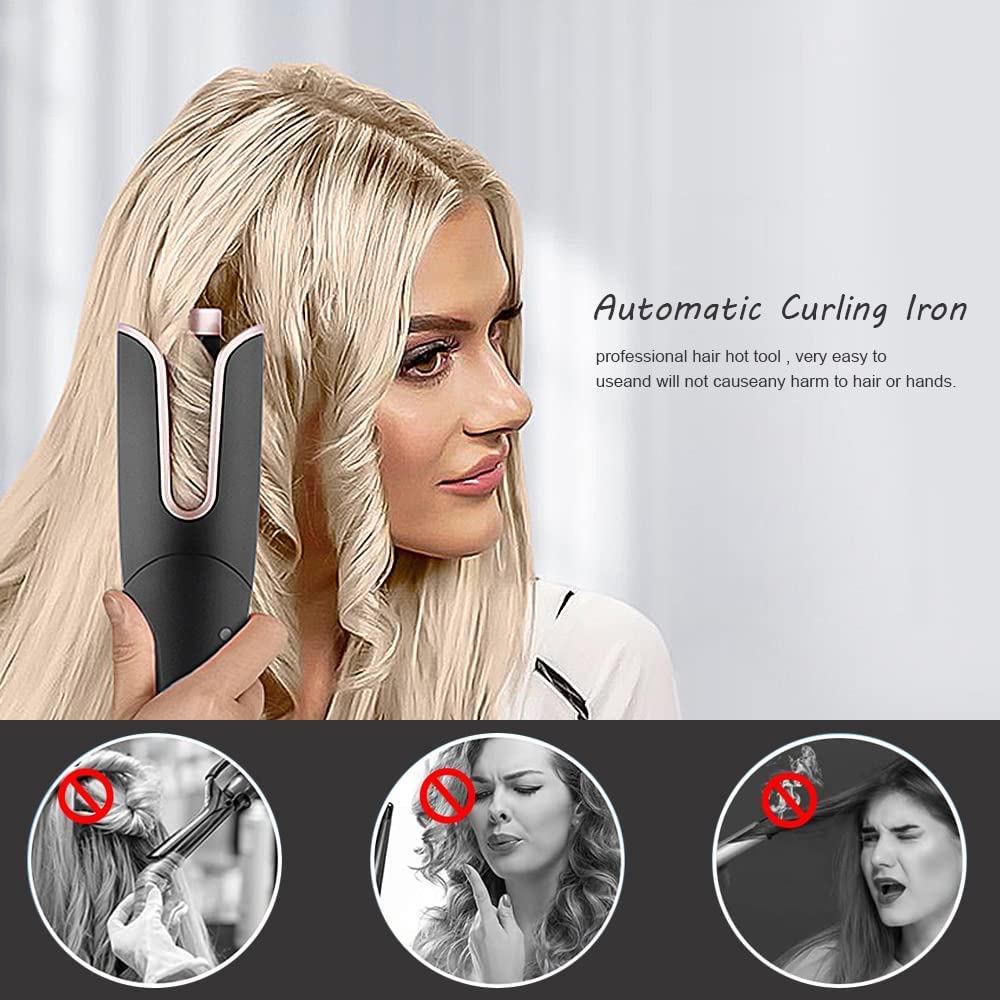 LESCOLTON curler auto-stop prevents tangles during use