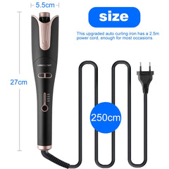 LESCOLTON curler showing rotating cord for flexible styling