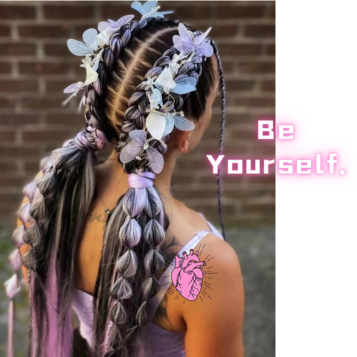 Leticia light purple braiding hair flame retardant fiber offers safer, worry-free styling.