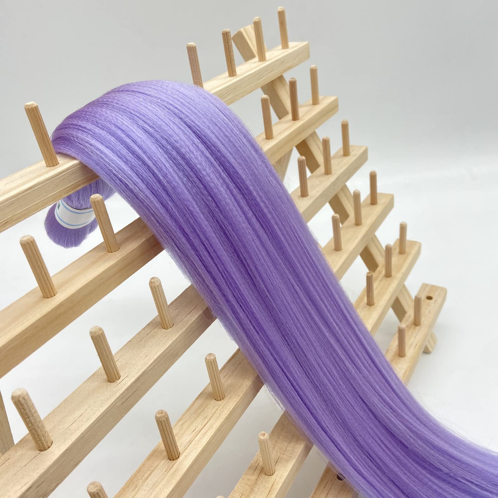 Leticia light purple braiding hair itch-free design keeps scalp comfortable.