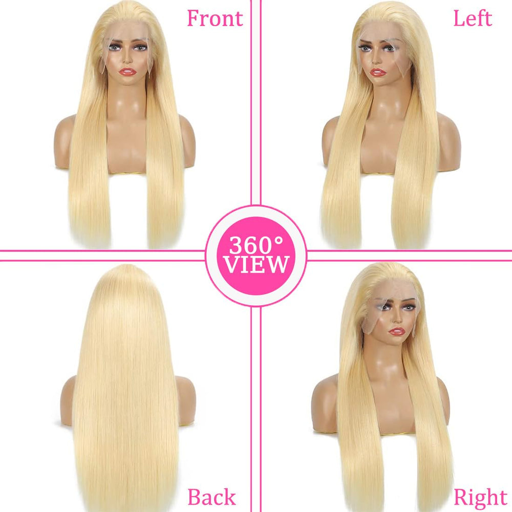 LETMIEO straight HD lace-front wig for sleek, manageable styles