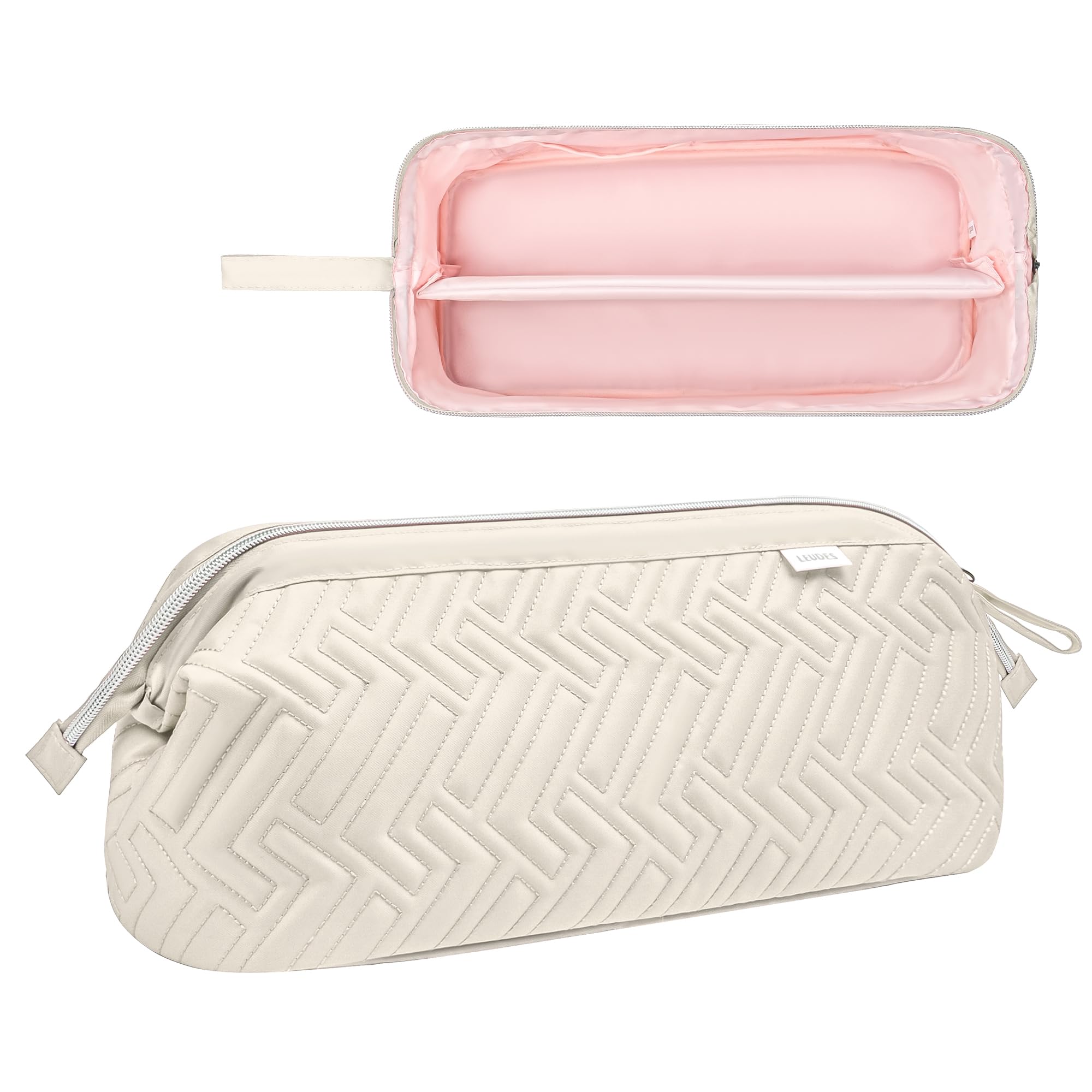Leudes travel bag keeps home and hotel setups organized for quick salon-ready results