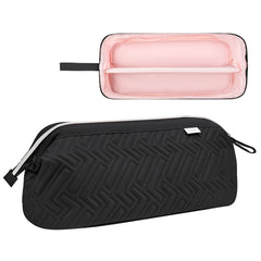 Leudes padded interior protects curling wand and dryer on the go.