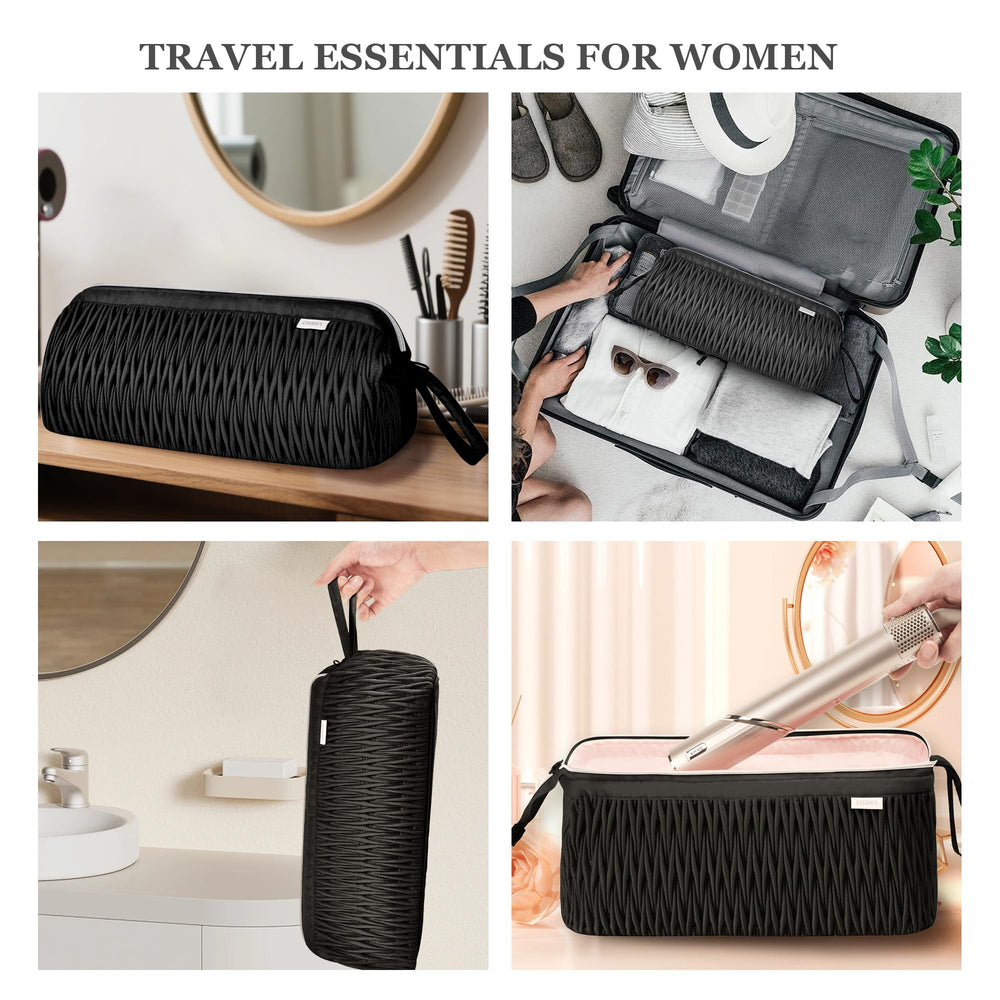 Leudes travel case water-resistant nylon ensures durable travel.