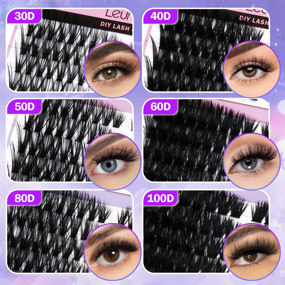 Leurforu bond and seal for secure wear and longer-lasting lashes.