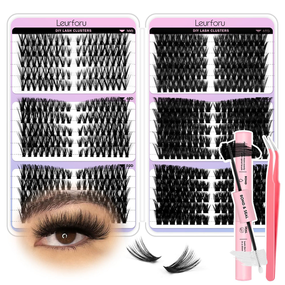Leurforu versatile kit supports cat-eye or round looks.
