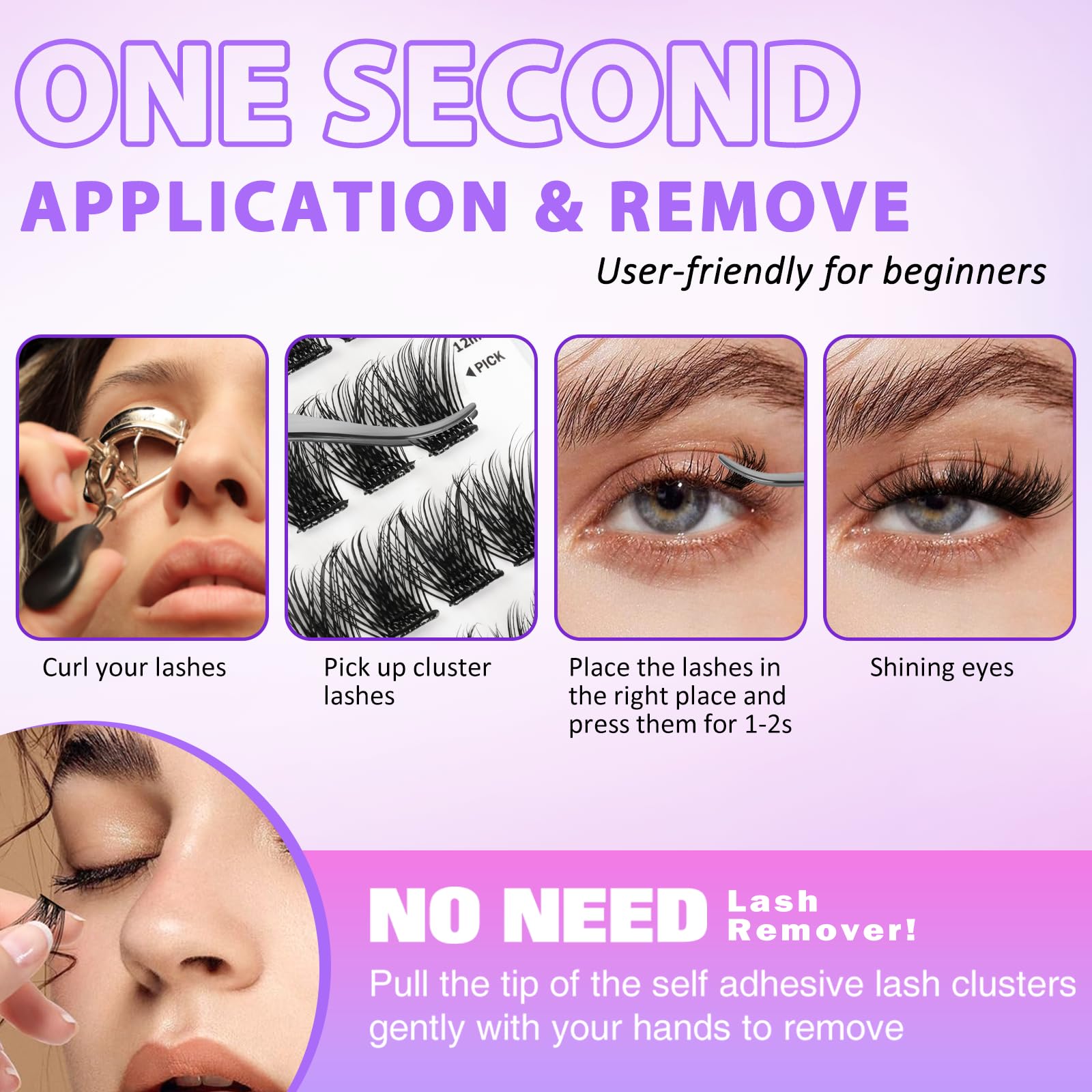 Leurforu included tweezers aid precise placement and professional results.