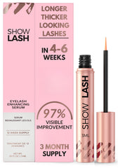 LeVaye' Show Lash serum bottle promotes daily lash nourishment and conditioning.