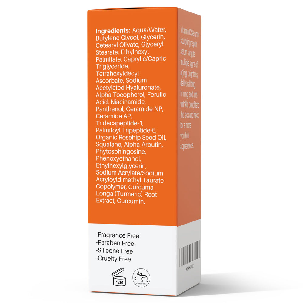 LeVaye Vitamin C Serum on shelf hints at a radiant daily glow.