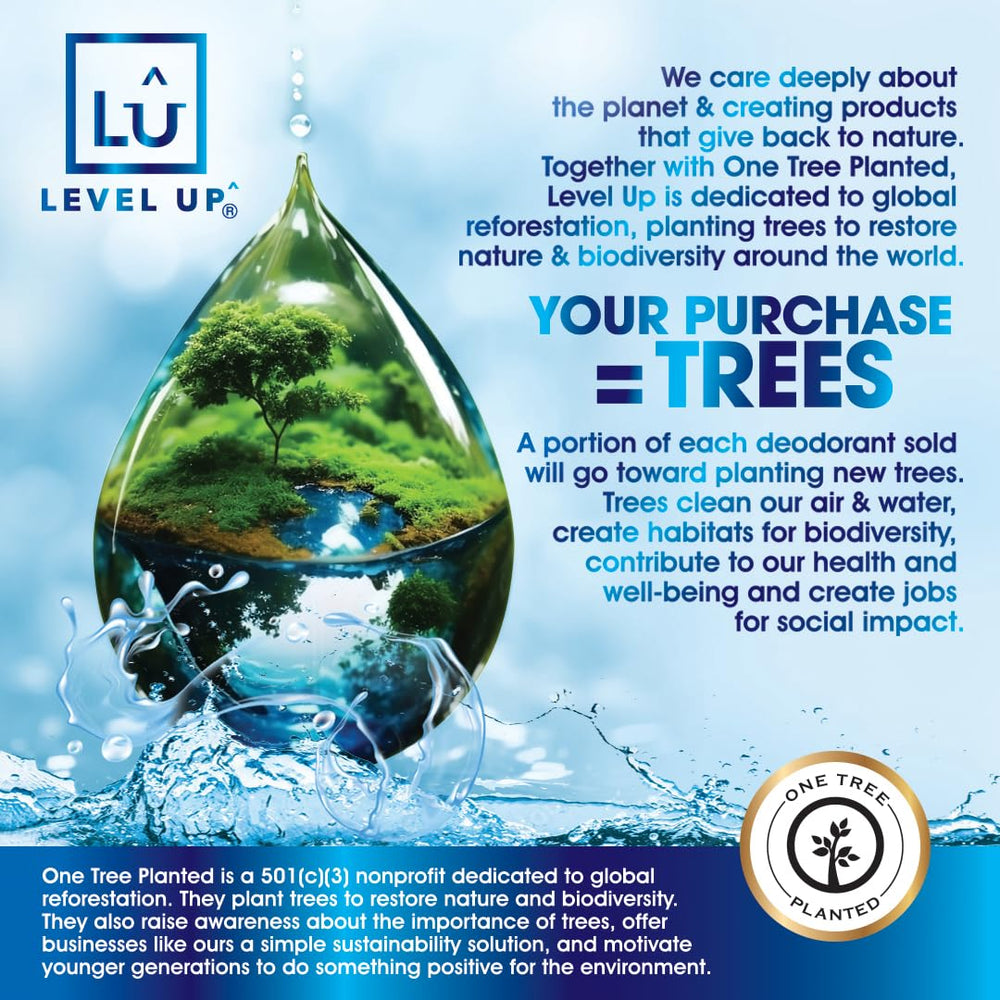 Level Up product line showcases cruelty-free vegan status for ethical parenting choices.