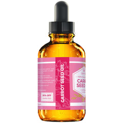 Leven Rose carrot seed oil hair – scalp massage for fuller-looking strands.