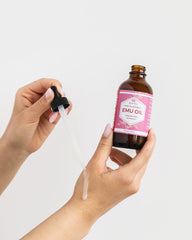 Leven Rose Emu Oil nourishes hair for softness and shine.
