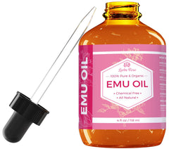 Leven Rose Emu Oil with pipette for precise application and smooth skin.