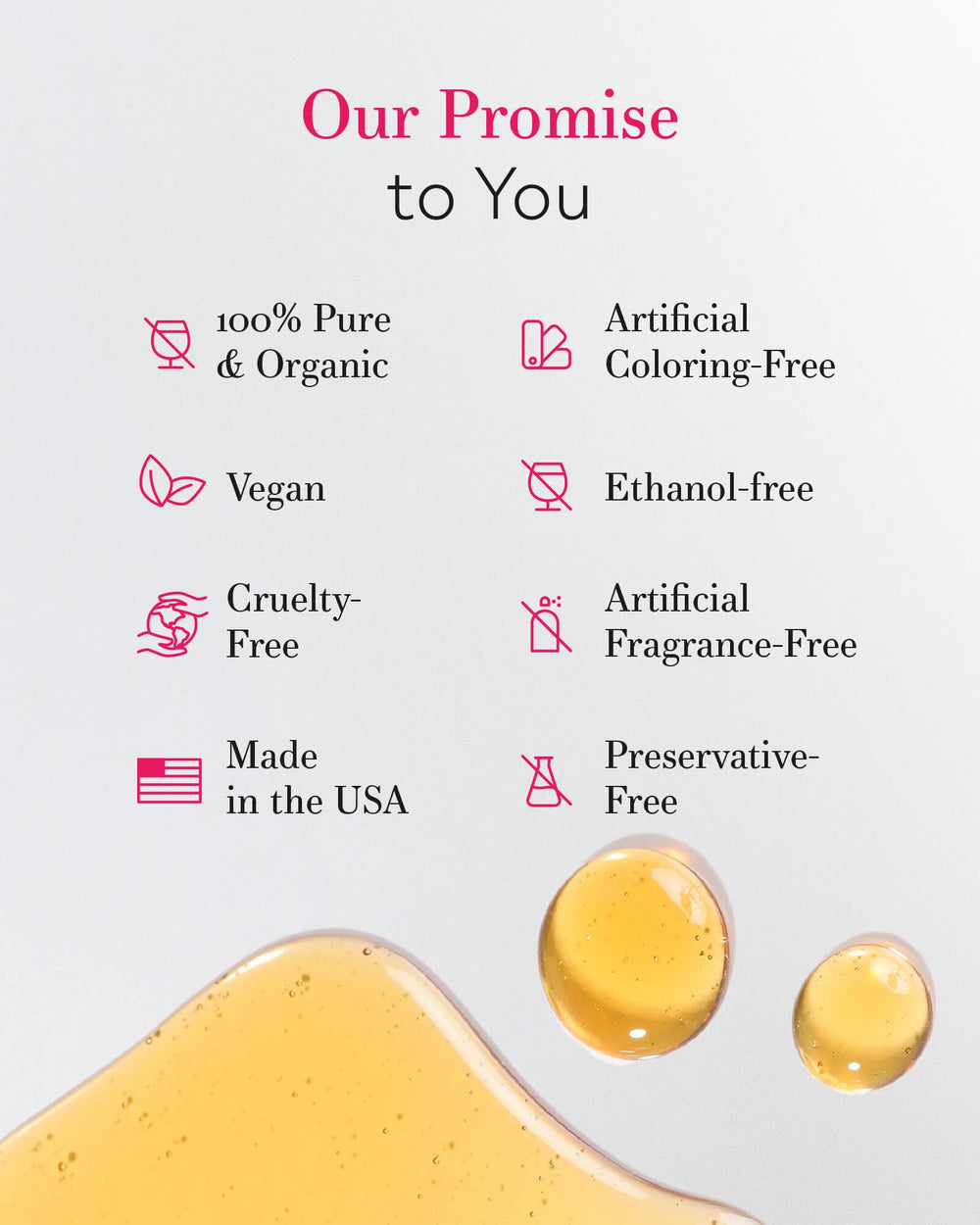 Leven Rose Jojoba Oil face skin focuses on a non-greasy absorption.