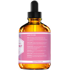 Leven Rose Kukui Nut Oil on face care for softer skin and even tone.