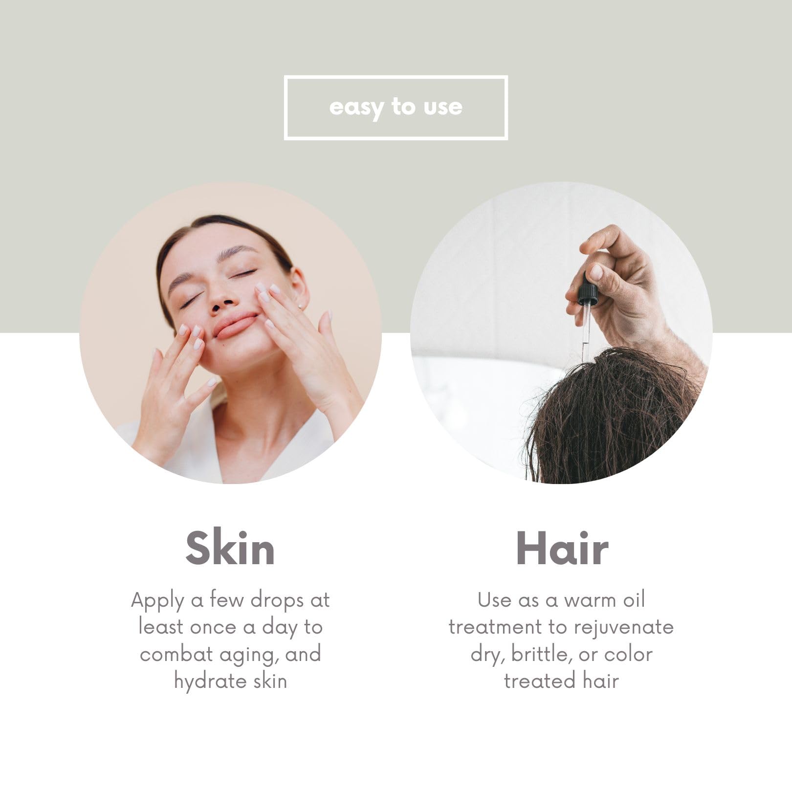 Leven Rose Prickly Pear Seed Oil hair care for glossy, nourished strands.