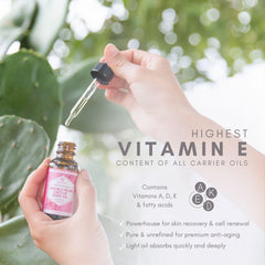 Leven Rose Prickly Pear Seed Oil pipette dispense for precise, lightweight moisture.
