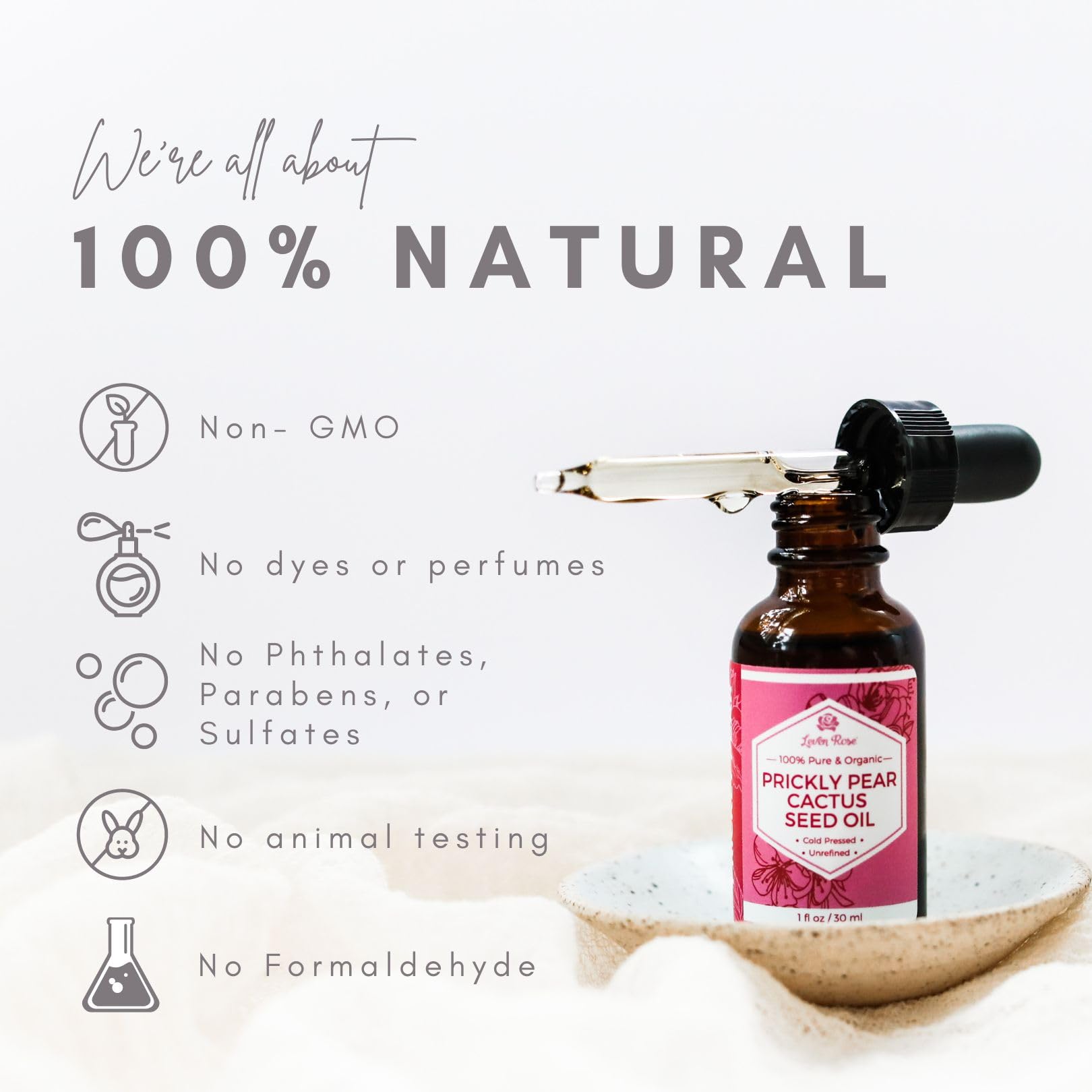 Leven Rose Prickly Pear Seed Oil winter protection barrier against dry air.