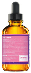 Leven Rose Rosehip Night Serum packaging emphasizing clean, chemical-free formula