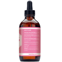 Leven Rose rosehip oil enhances hair shine and nail care