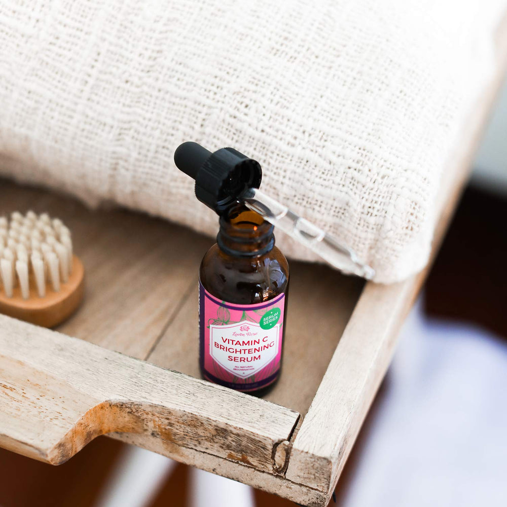 Leven Rose Vitamin C serum in a daily glow routine.