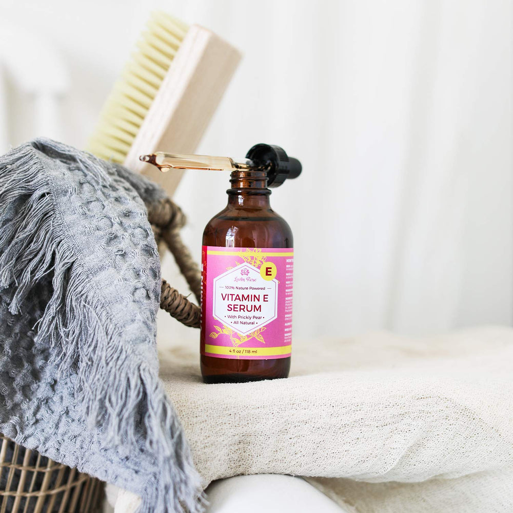 Leven Rose Vitamin E Oil Serum nourishes nails to look stronger.