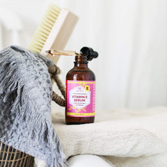 Leven Rose Vitamin E Oil Serum nourishes nails to look stronger.