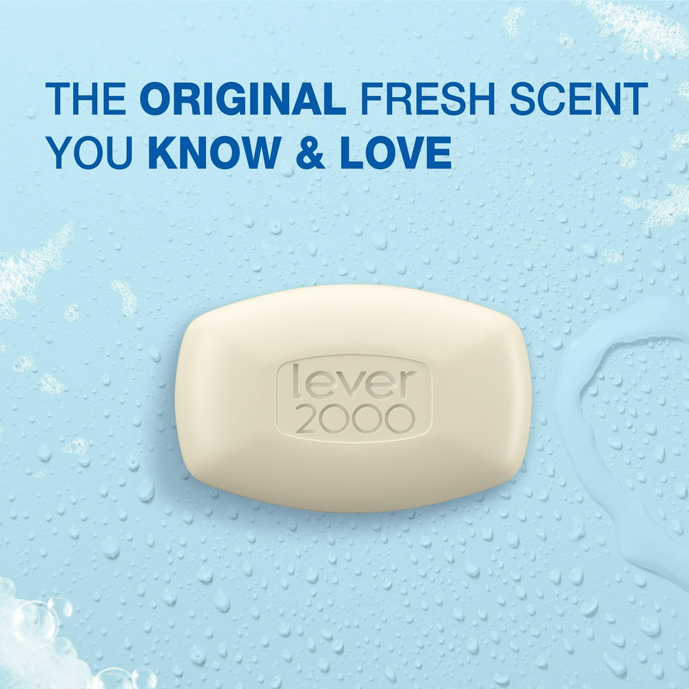 Lever 2000 Original Bar Soap used on hands and body for daily hygiene.