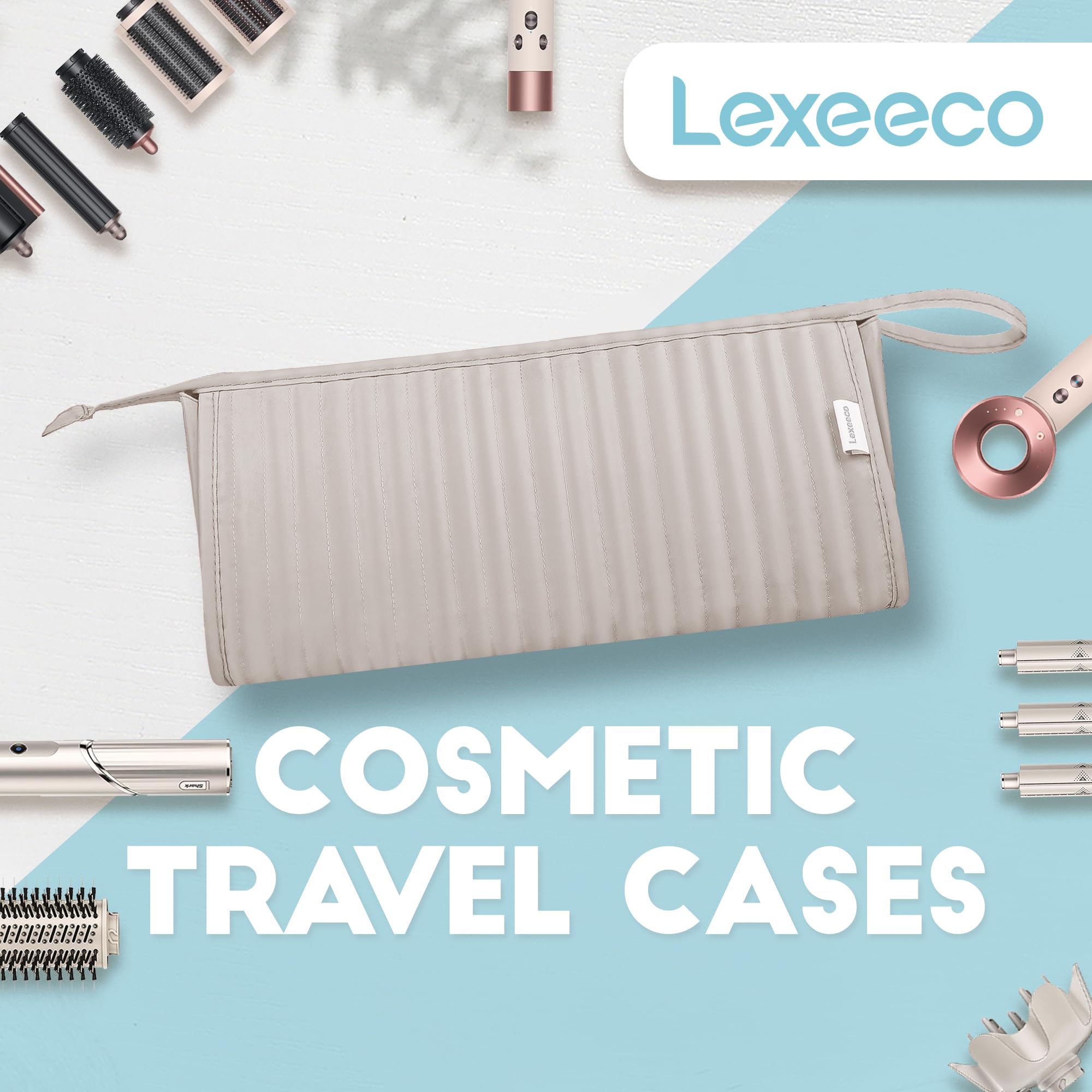 Lexeeco Dyson Air Wrap Travel Case ideal gift for travelers and beauty enthusiasts.