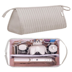 Lexeeco Dyson Air Wrap Travel Case open interior shows removable dividers for flexible storage.