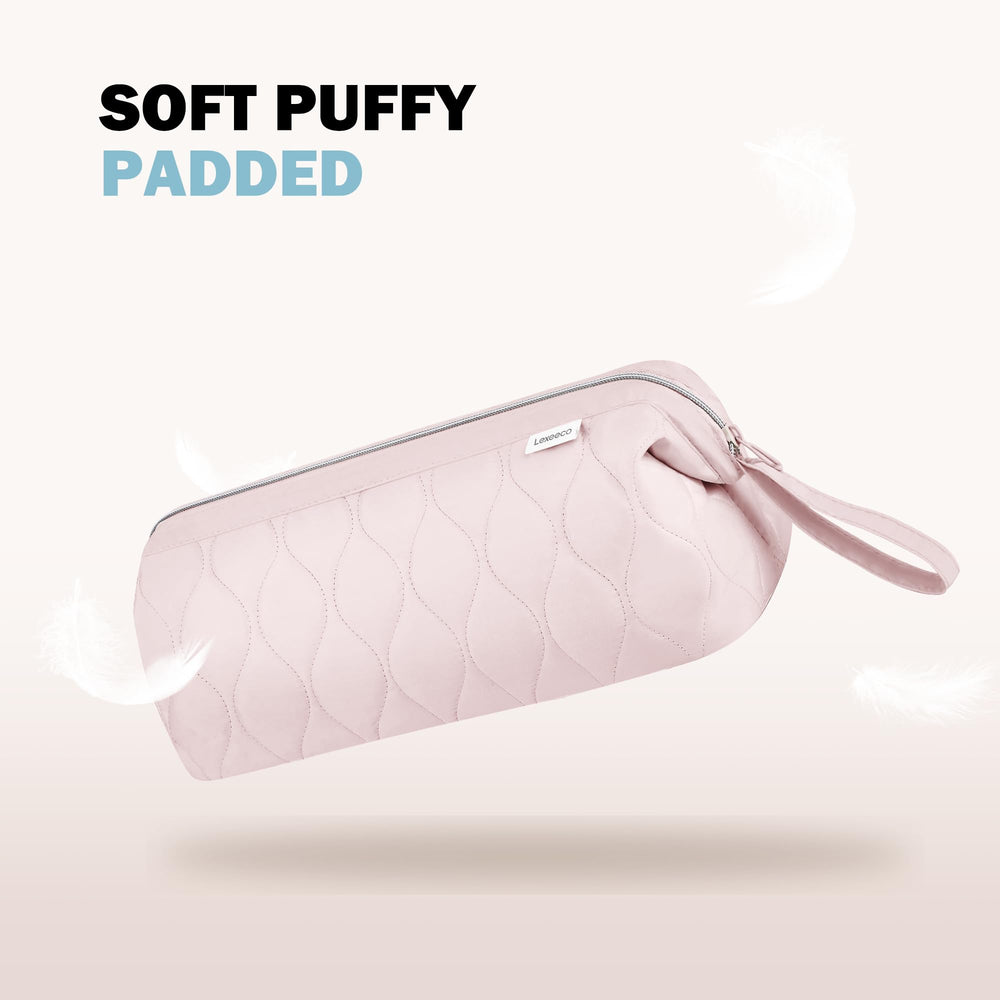 Lexeeco hair tools travel bag internal pockets keep clips neatly stored