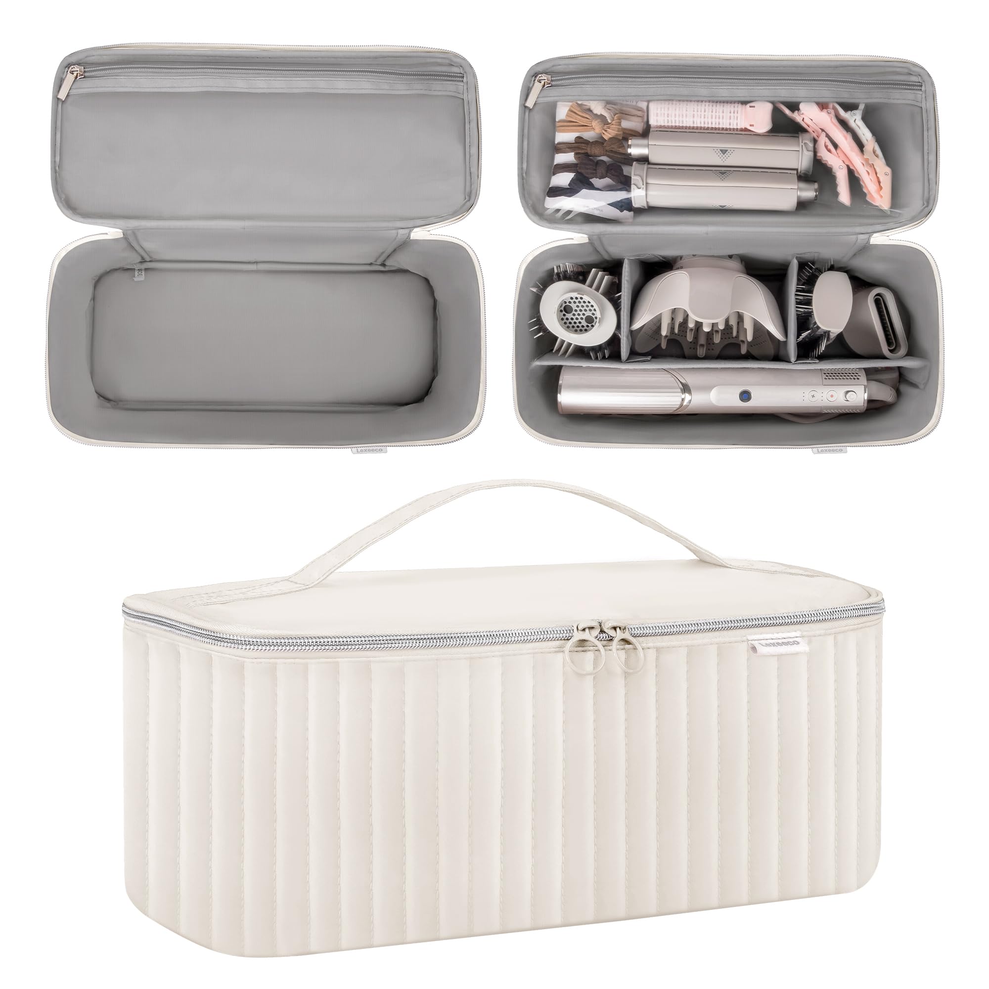 Lexeeco clear PVC pocket for quick viewing of items.