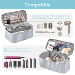 Lexeeco case with dual zippers for secure, easy access.