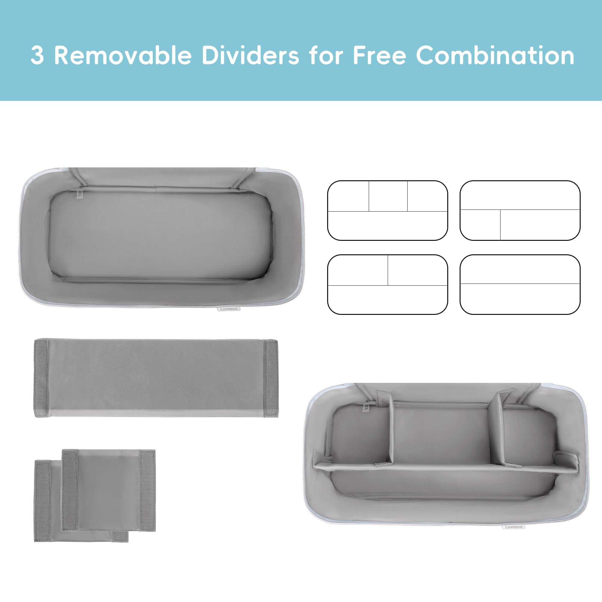 Lexeeco travel case fits Dyson Airwrap, Shark Flexstyle, and more.