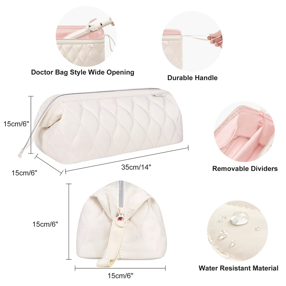 Lexeeco water-resistant polyester organizer shields gear in luggage or gym bag.