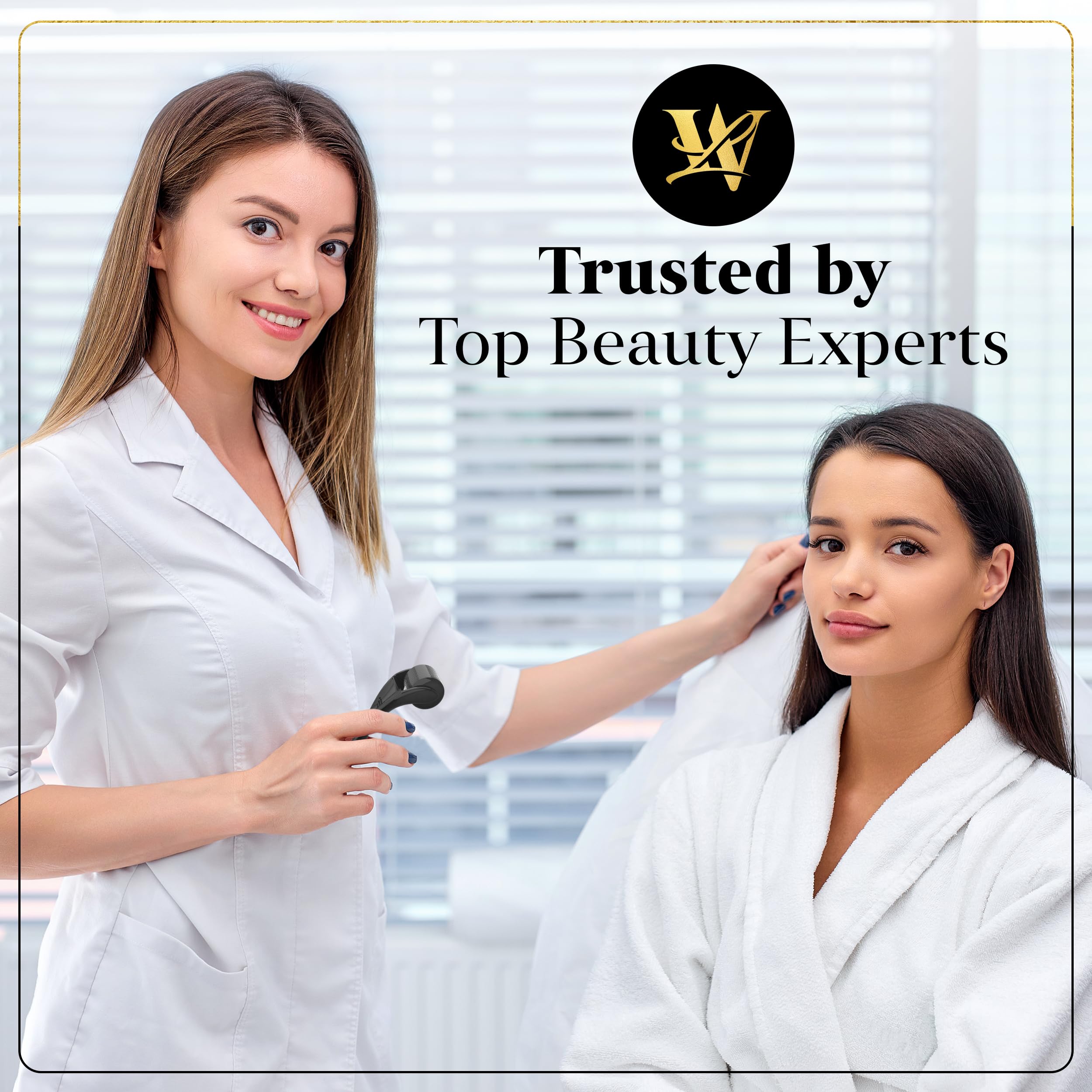Lexi White Beauty usage-steps guide demonstrates beginner-friendly microneedling routine.