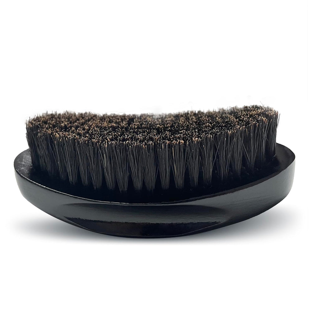 LexRory Soft Wave Brush in hand during styling for consistent waves.